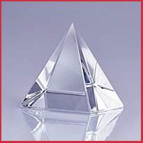 Crystal Pyramid used as a traditional Vastu remedy